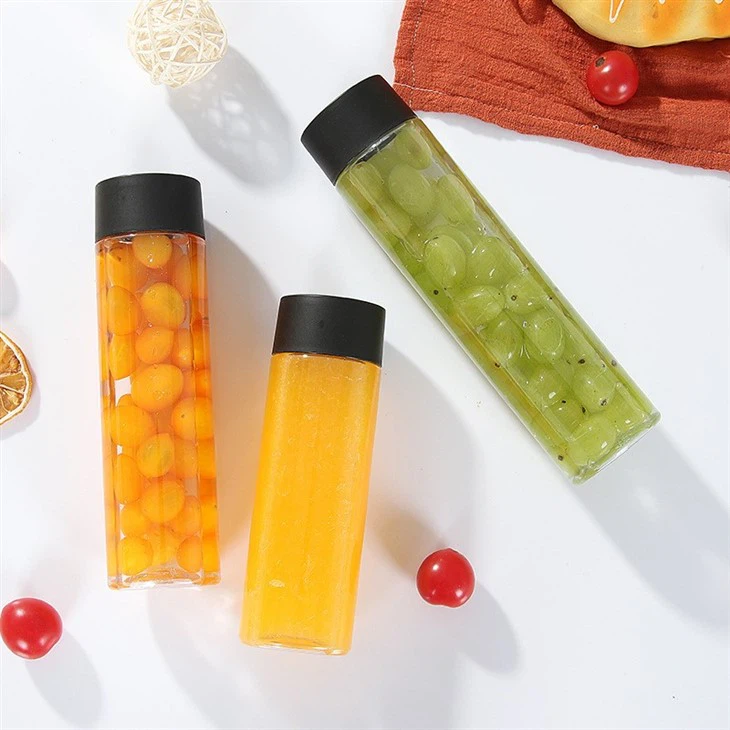 16oz Round Plastic Juice Bottles With Black Lids best