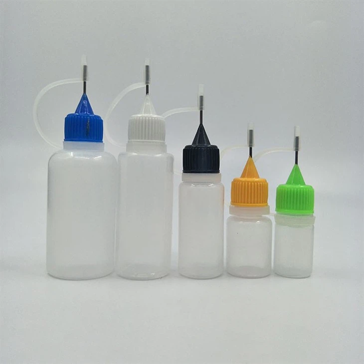 PE Plastic Needle Tip Dropper Bottle