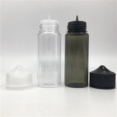 120ml kirkasta musta V3 Vape -pudottajaöljypullo