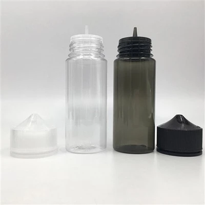 NH Musta läpinäkyvä V3 muovinen tiputuspullo 60ml/100ml/120ml